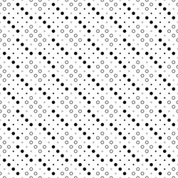 Geometrical abstract monochrome circle pattern vector