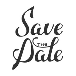 save date invite card template with modern vector image