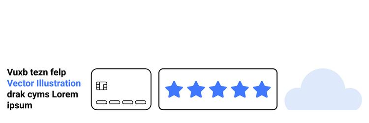 digital platform interface with rating system vector image