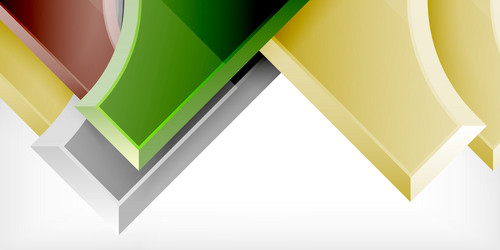 abstract geometric design overlapping shapes vector image