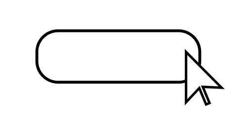 computer mouse pointer frame with web vector image