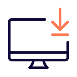 moving or storing file in local folder vector image