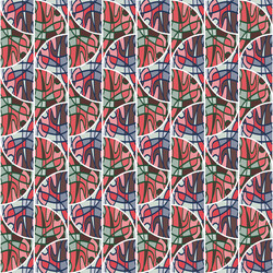 seamless pattern in the form of a mosaic retro vector image