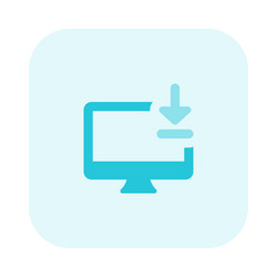 moving or storing file in local folder vector image