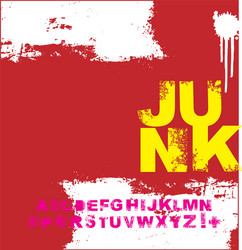 Retro Grunge Text Effect vector image
