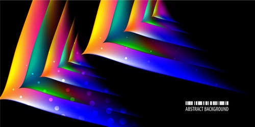 geometric colorful abstract background vector image