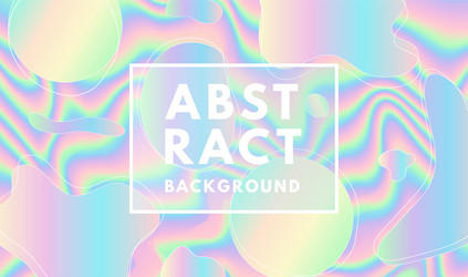 Holographic gradient soft pastel background vector