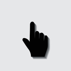 mouse cursor symbol - arrow click pointer isolated vector image