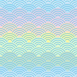 rainbow seamless pattern abstract scales simple vector image
