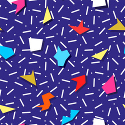 seamless minimal colorful abstract pattern vector image