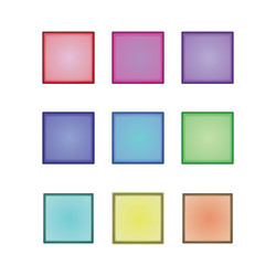set buttons on a white background vector image