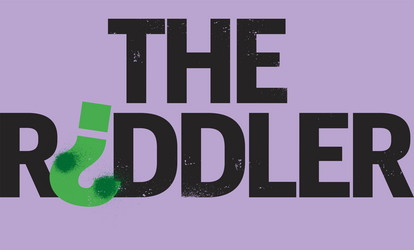 riddler font file vector image