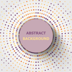 abstract background with colorful circles halftone vector image