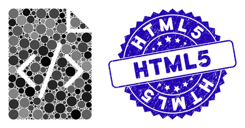 collage programming script page icon with textured vector image