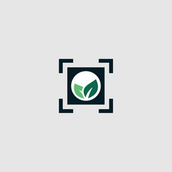Creative camera logo design symbol Royalty Free Vector Image