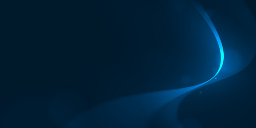 glow curve line on dark blue abstract background vector image