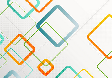 abstract square pattern geometric design artwork vector image