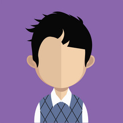 People avatars with colorful backgrounds vector