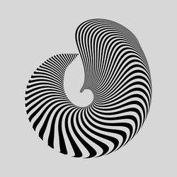 3d abstract geometrical element optical vector image