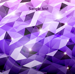abstract violet background combination of triangle vector image