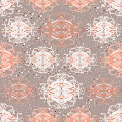 seamless pattern with colorful abstract shape vector image