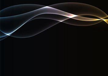 Metallic flame curve layer abstract background vector