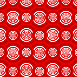 Pattern of red circles vector