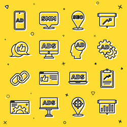 set line board with graph chart clipboard vector image