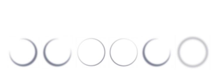 realistic round shadow with soft edges gray vector image