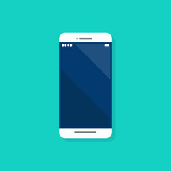 Smartphone flat icon vector