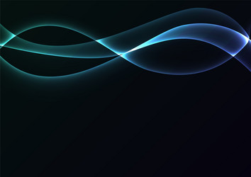 blue flame curve layer abstract background vector image