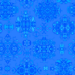 seamless pattern with colorful abstract shape vector image