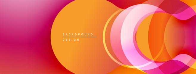 abstract design features overlapping layers vector image