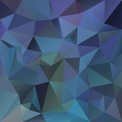 dark blue polygon triangular pattern background vector image
