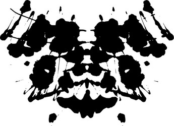 Rorschach inkblot test random vector