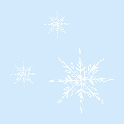 snowflake icon sign design red background vector image