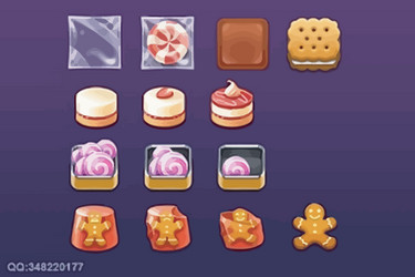 complete set of level button game ui pop-up icon vector image