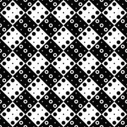 abstract circle pattern background - monochrome vector image