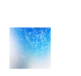 fresh abstract background connecting dots vector image