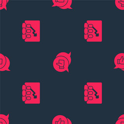 set project team base and hand like on seamless vector image