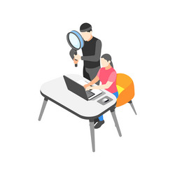 Internet privacy concept Royalty Free Vector Image