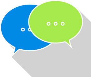 message icon on white background vector image