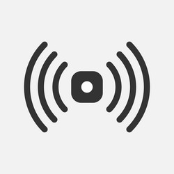 Sensor Icon - Wireless Connection vector image