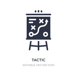 tactic icon on white background simple element vector image