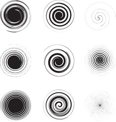 Abstract Spiral Pattern vector image