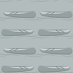 seamless pattern of abstract canoe background vector image