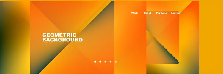 triangle minimal web site page background design vector image