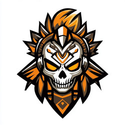 unique esports logo with fierce design Vector Image