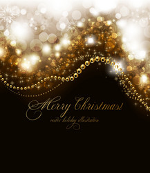 Gold elegant background with text space vector