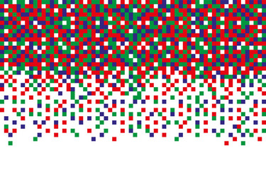 pixel rgb seamless pattern abstract mosaic vector image